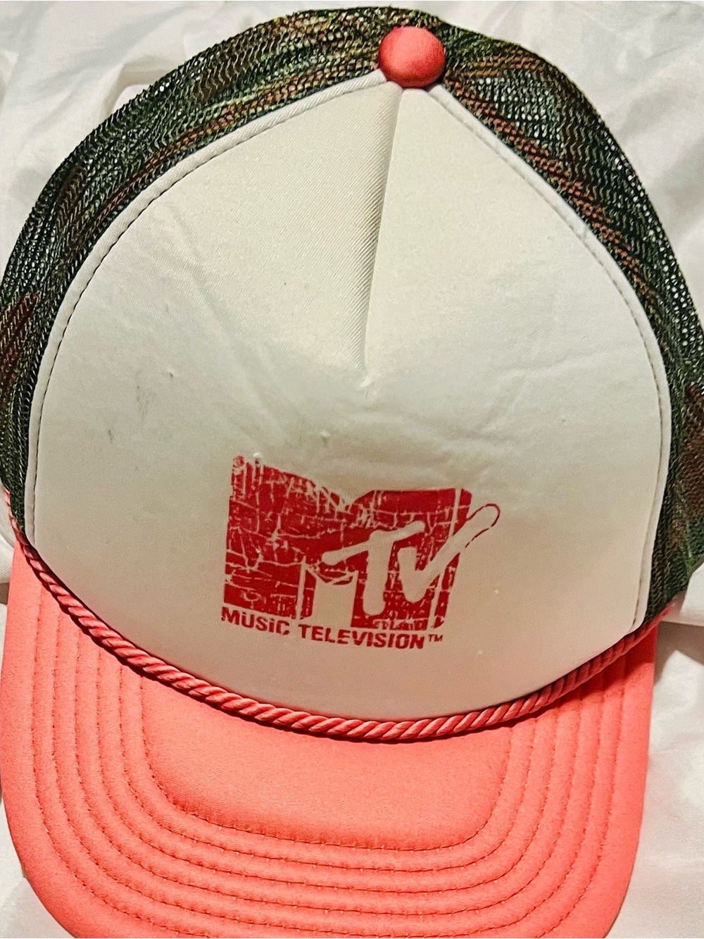 Mtv Promo Logo Retro Music Television Trucker Hat
